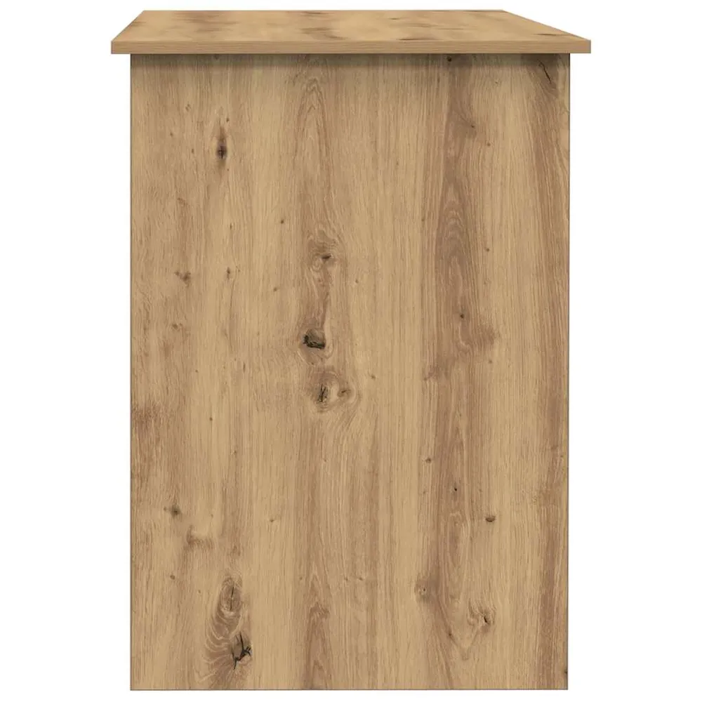 vidaXL Bureau chêne artisanal 100x55x75 cm bois d'ingénierie