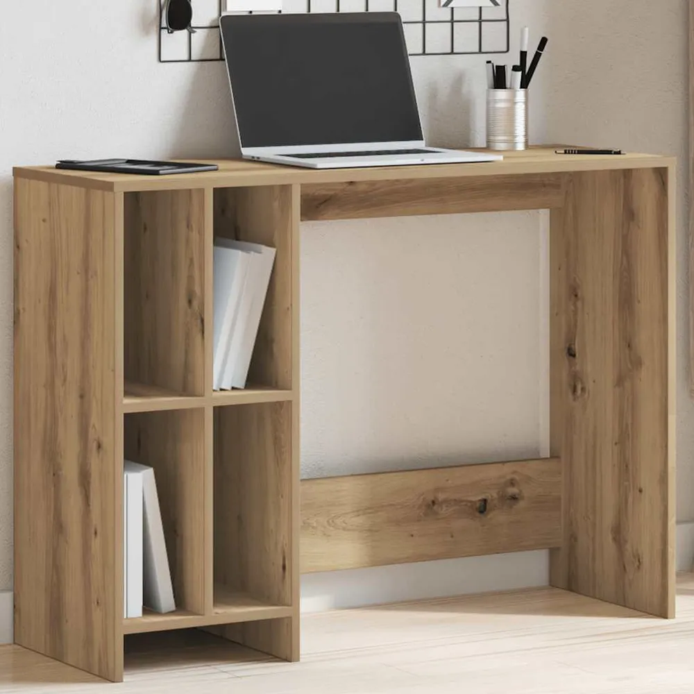 vidaXL Bureau chêne artisanal 102,5x35x75 cm bois d'ingénierie
