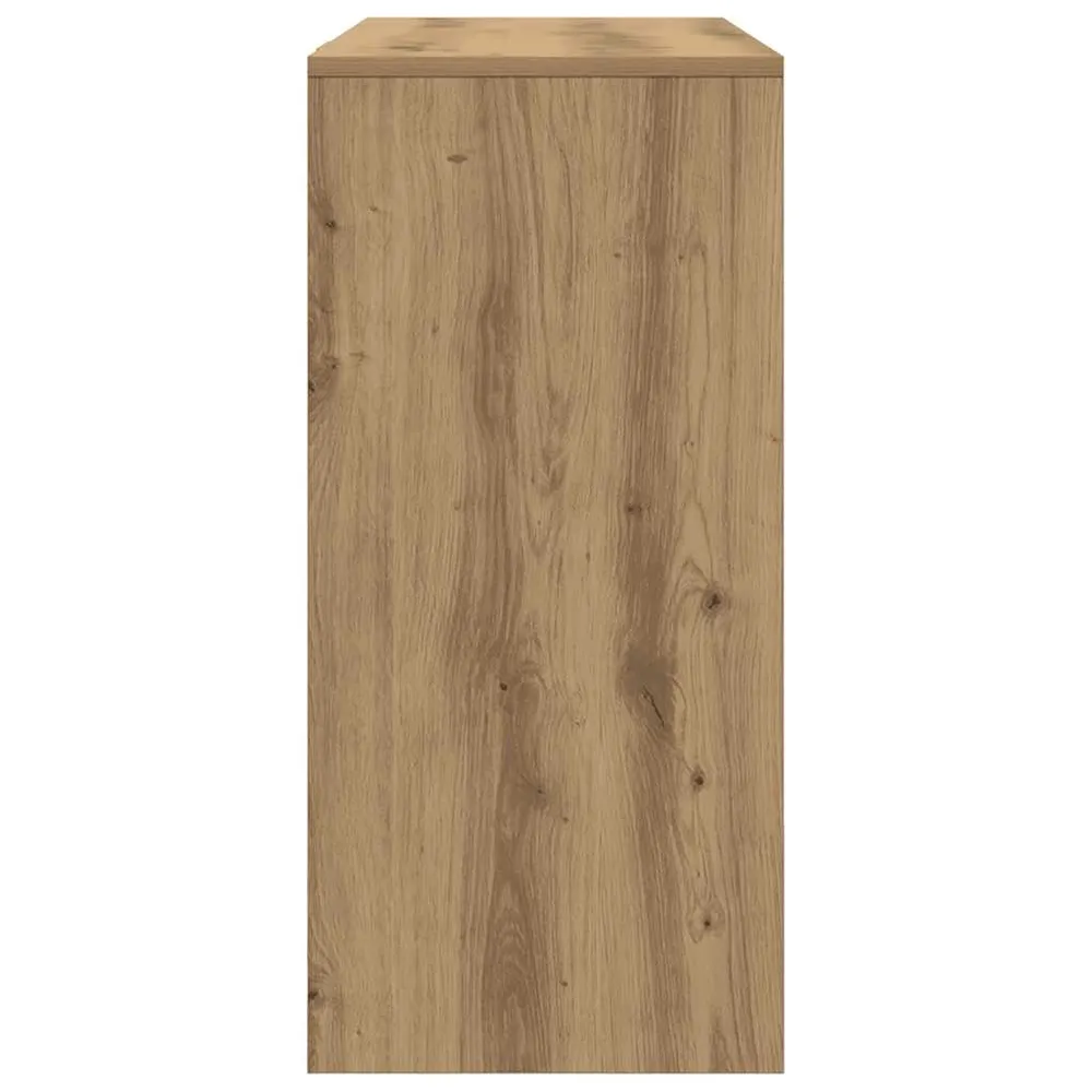 vidaXL Bureau chêne artisanal 102,5x35x75 cm bois d'ingénierie