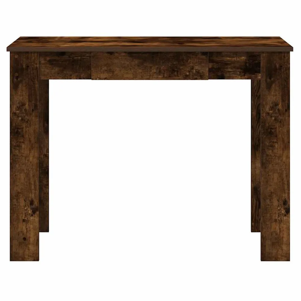 vidaXL Bureau chêne fumé 100x45x75 cm bois d'ingénierie