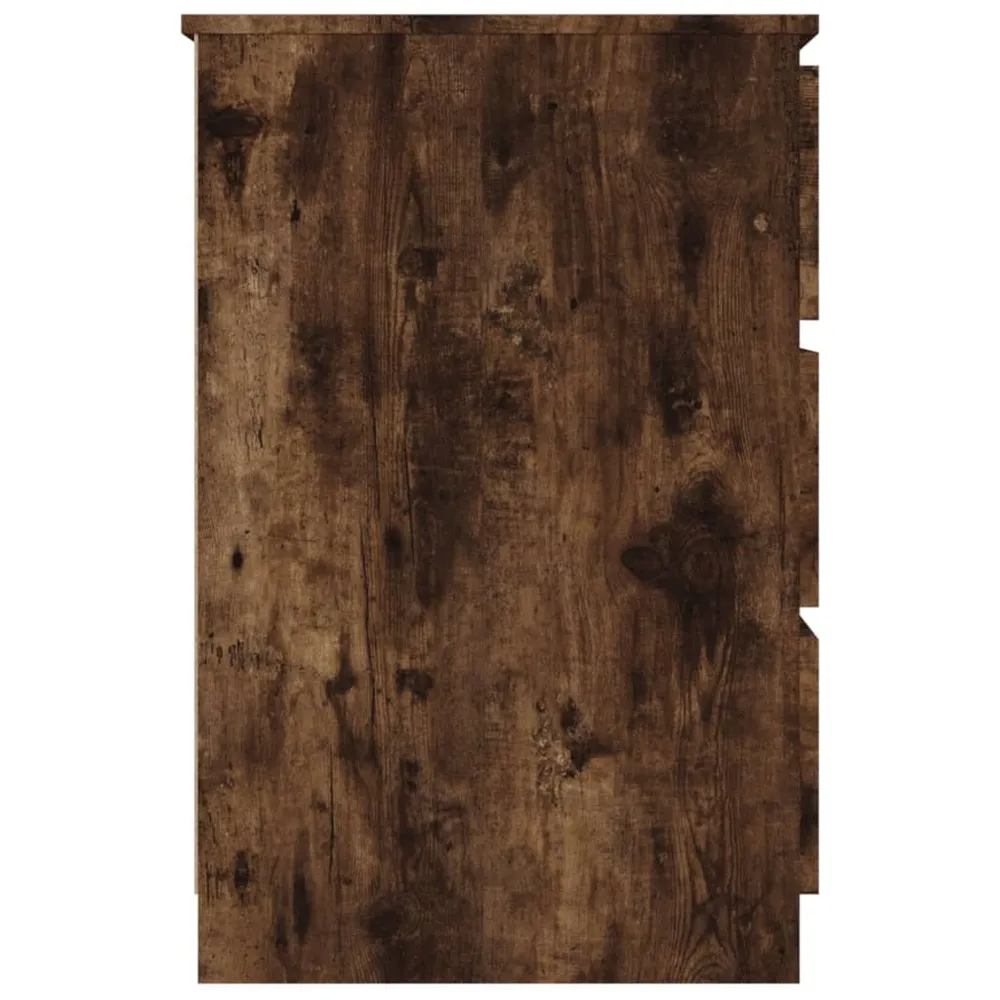 vidaXL Bureau Chêne fumé 140x50x77 cm Bois d'ingénierie