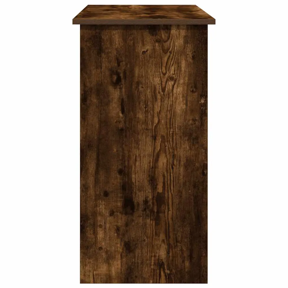 vidaXL Bureau chêne fumé 80x40x75 cm bois d'ingénierie