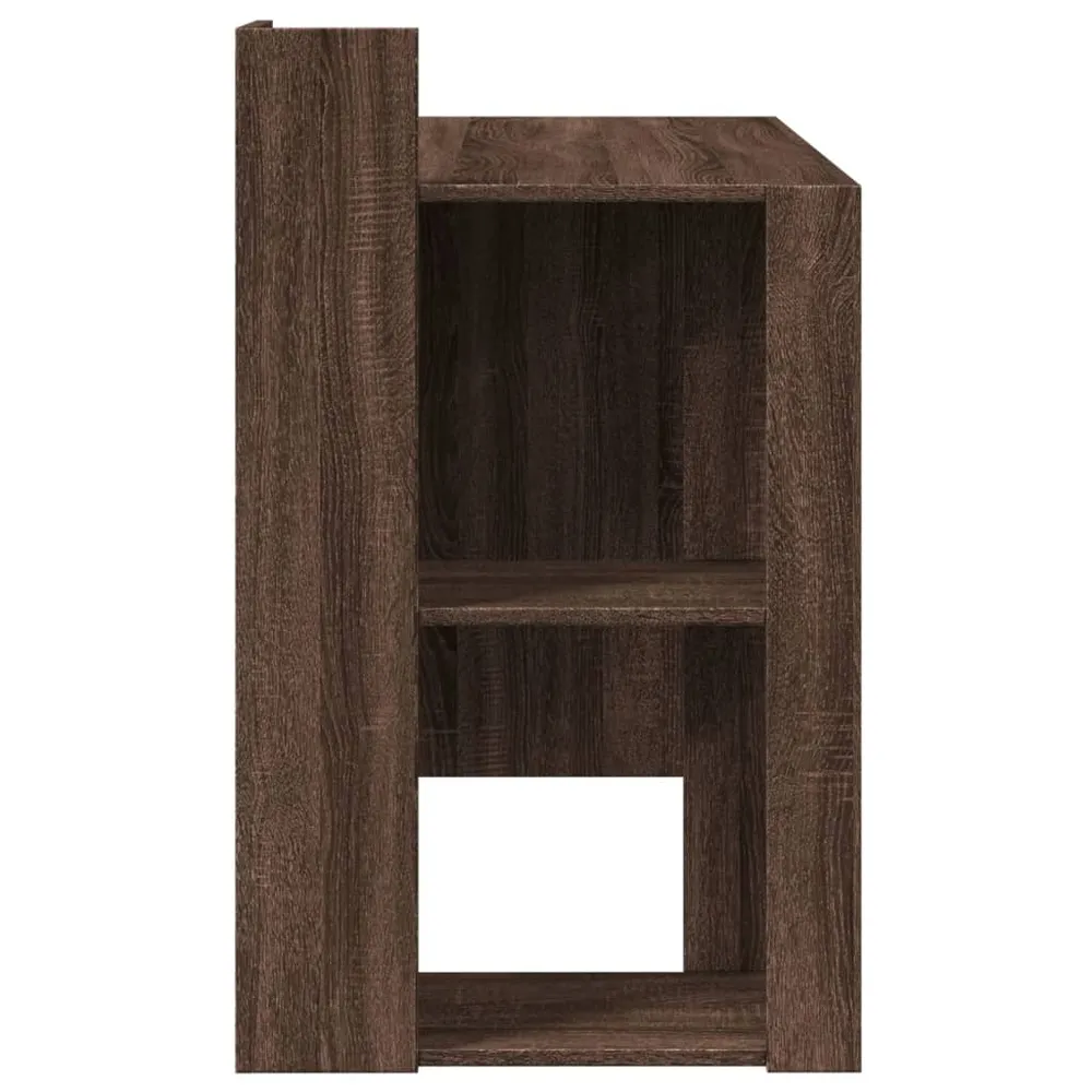 vidaXL Bureau chêne marron 103,5x56,5x94 cm bois d'ingénierie