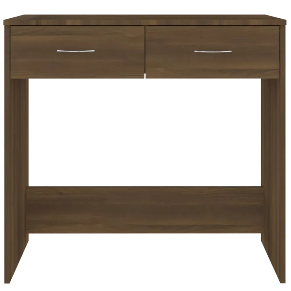 vidaXL Bureau Chêne marron 80x40x75 cm Bois d'ingénierie