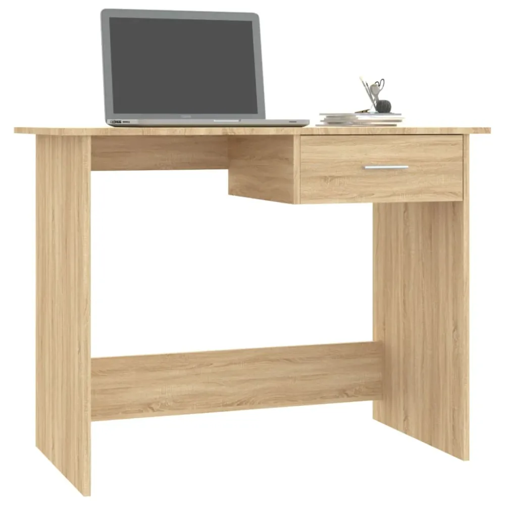 vidaXL Bureau Chêne sonoma 100 x 50 x 76 cm Aggloméré