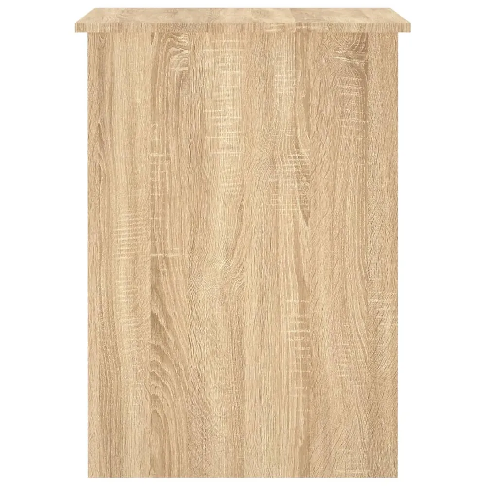 vidaXL Bureau chêne sonoma 100x55x75 cm bois d'ingénierie
