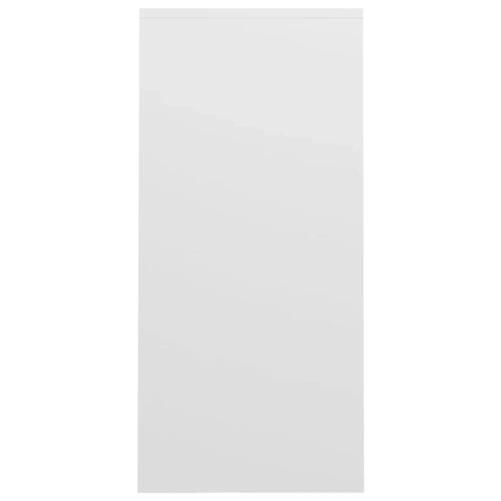 vidaXL Bureau d'ordinateur portable Blanc 102,5x35x75 cm Aggloméré