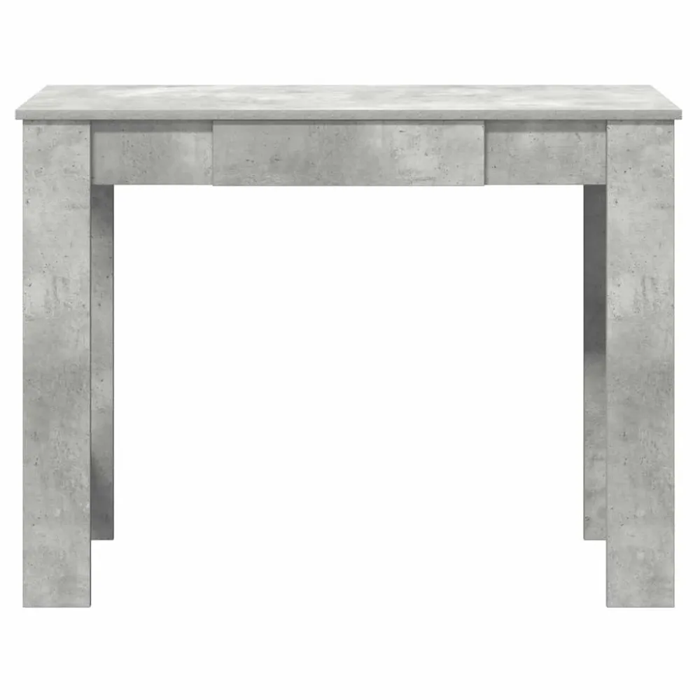 vidaXL Bureau gris béton 100x45x75 cm bois d'ingénierie