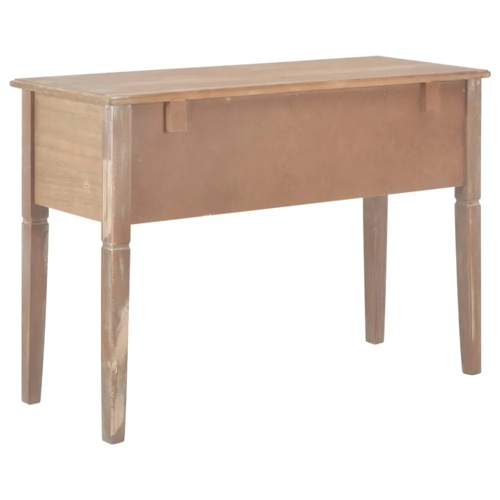 vidaXL Bureau Marron 109,5 x 45 x 77,5 cm Bois