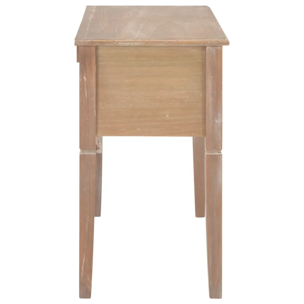 vidaXL Bureau Marron 109,5 x 45 x 77,5 cm Bois