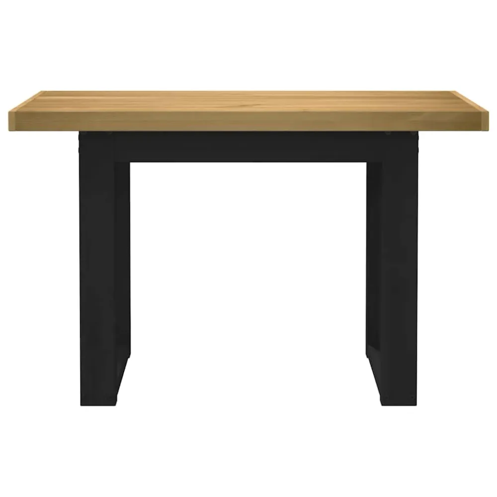 vidaXL Bureau NOAIN pieds en forme de U 120x50x75 cm bois massif pin
