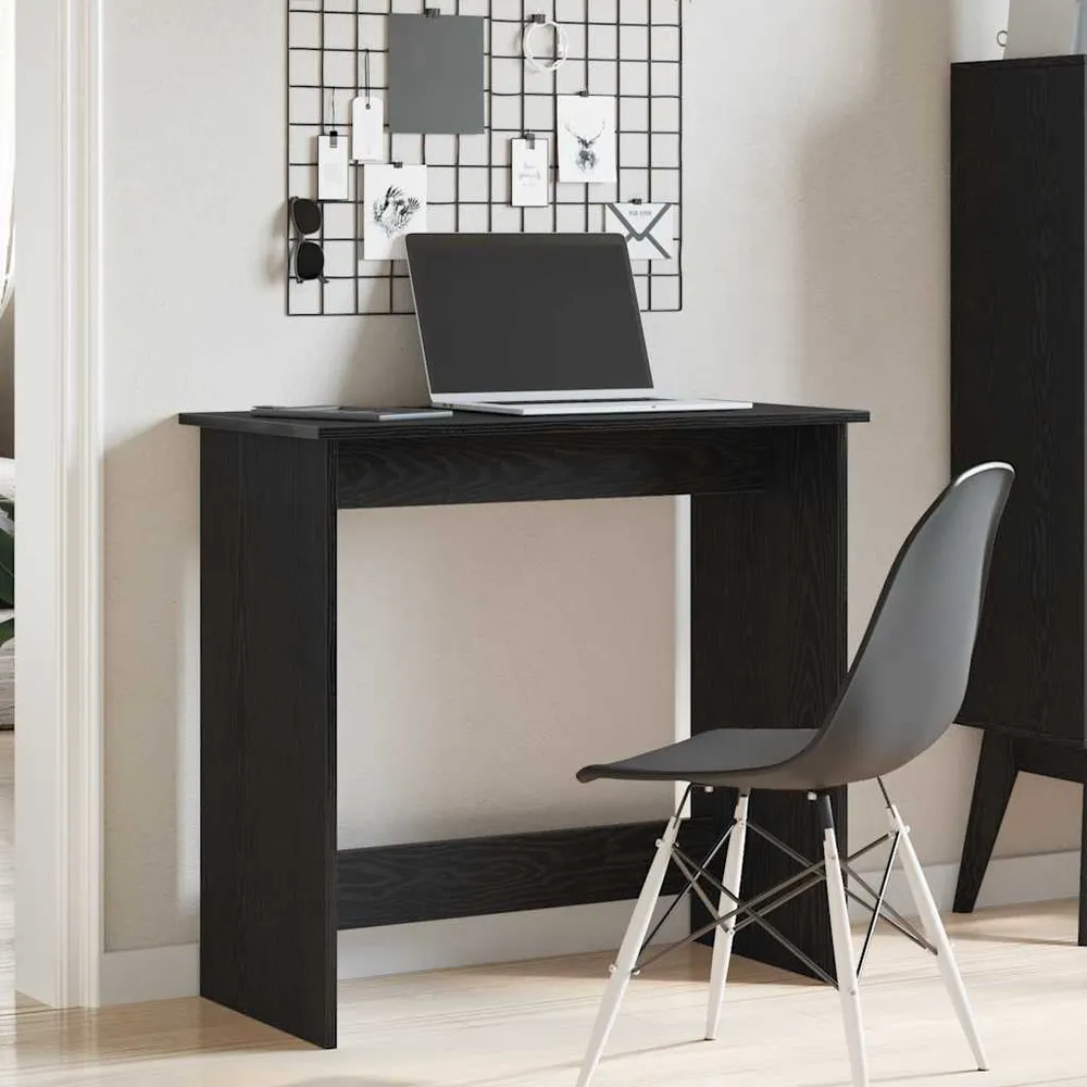 vidaXL Bureau Noir 80x40x75 cm Aggloméré