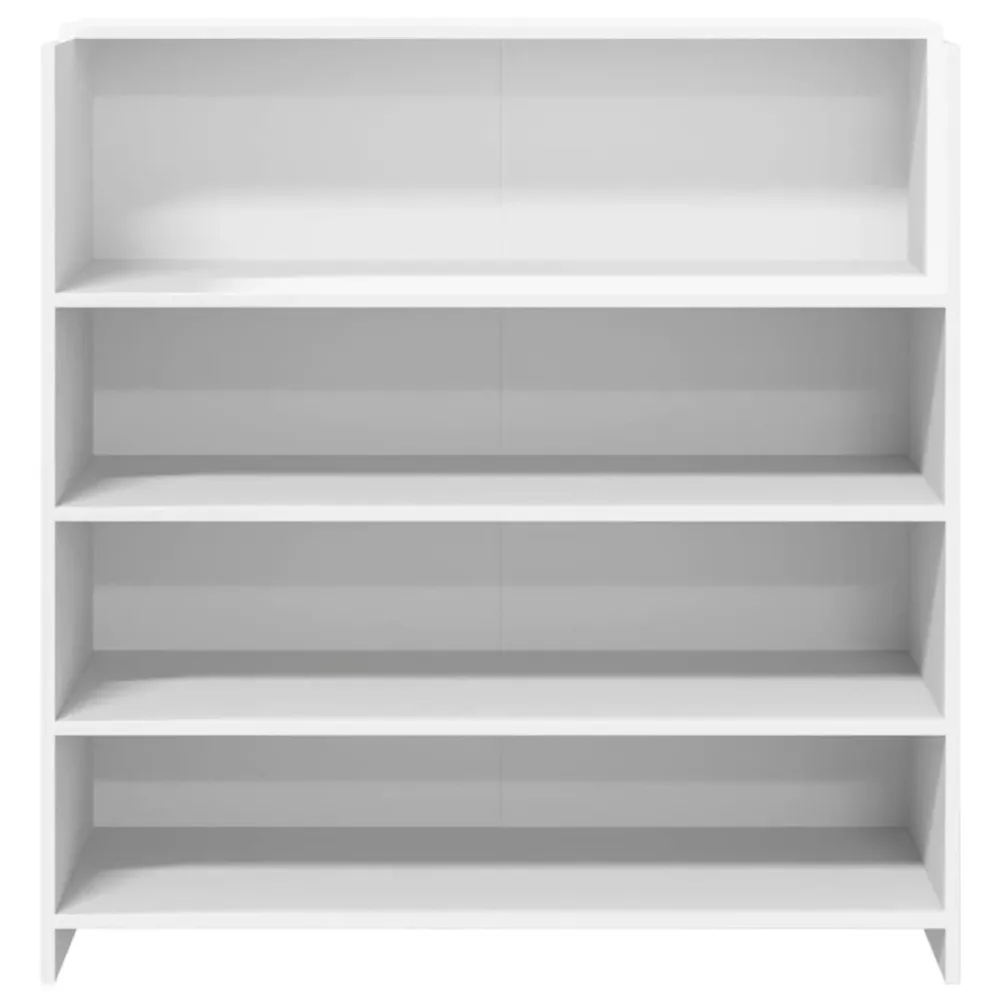 Bureau de réception blanc 100x50x103,5 cm bois d'ingénierie vidaXL