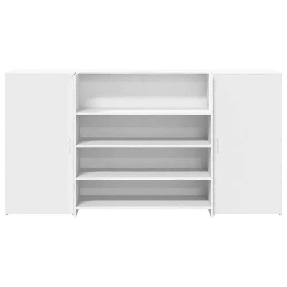 Bureau de réception Blanc 200x50x103,5 cm Bois d'ingénierie vidaXL