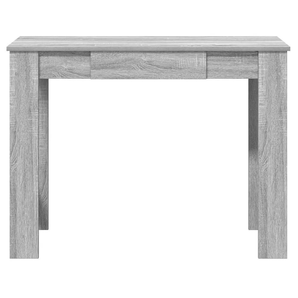 vidaXL Bureau sonoma gris 100x45x75 cm bois d'ingénierie