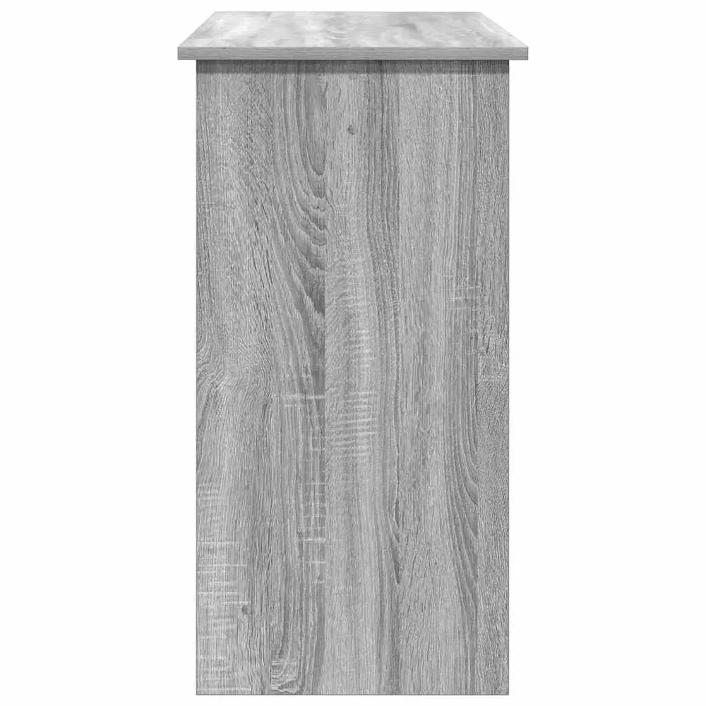 vidaXL Bureau sonoma gris 80x40x75 cm bois d'ingénierie