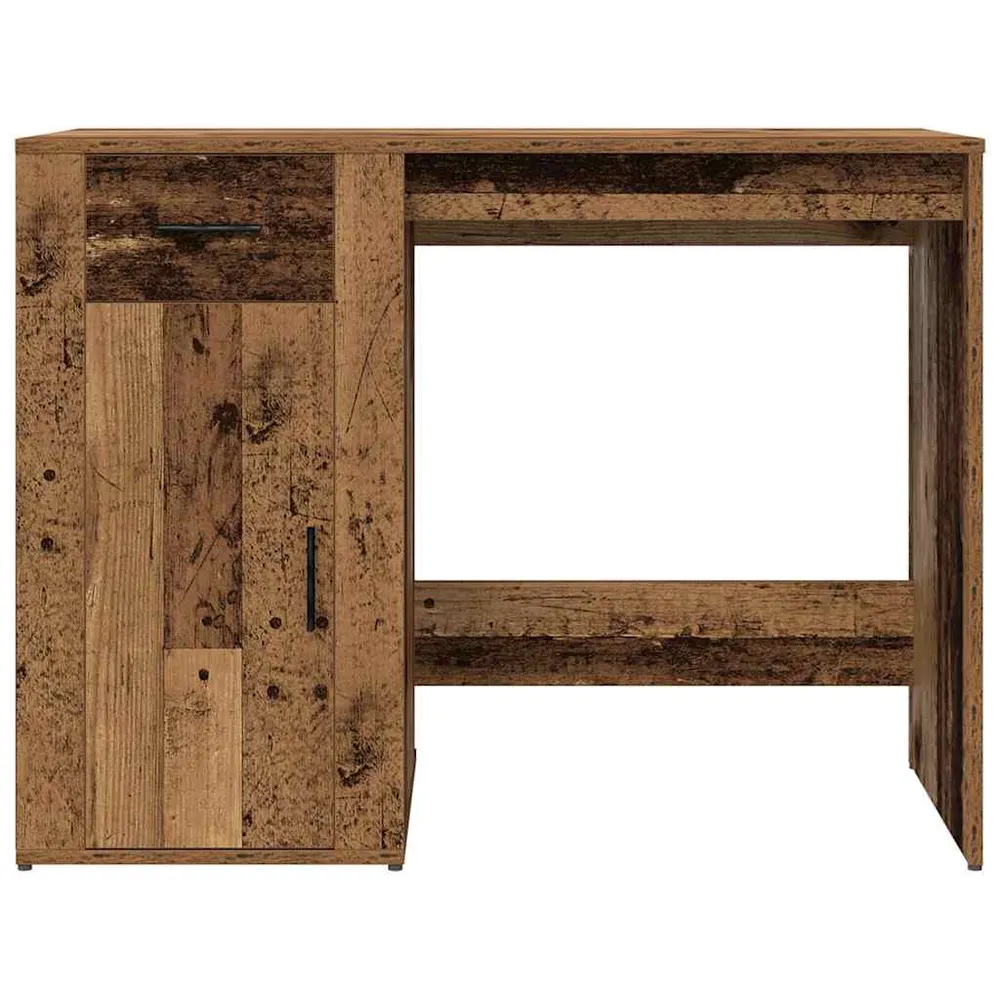 vidaXL Bureau vieux bois 100x49x75 cm bois d'ingénierie