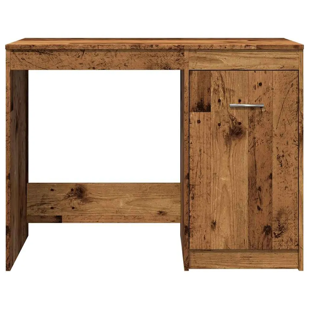 vidaXL Bureau vieux bois 100x50x76 cm bois d'ingénierie