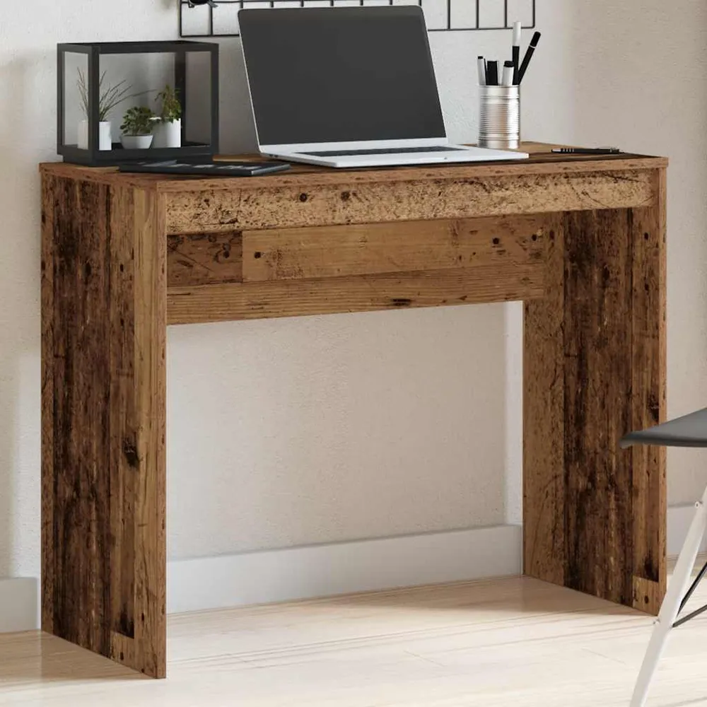 vidaXL Bureau vieux bois 90x40x72 cm bois d'ingénierie