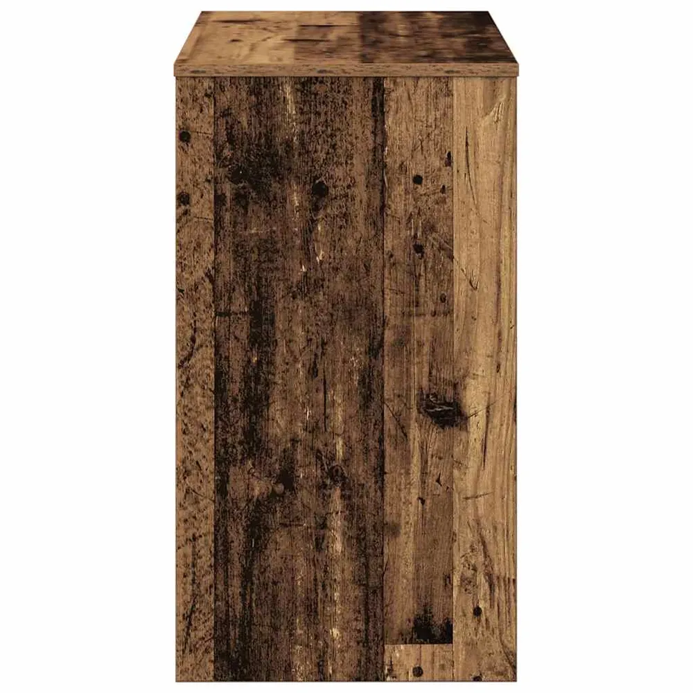 vidaXL Bureau vieux bois 90x40x72 cm bois d'ingénierie
