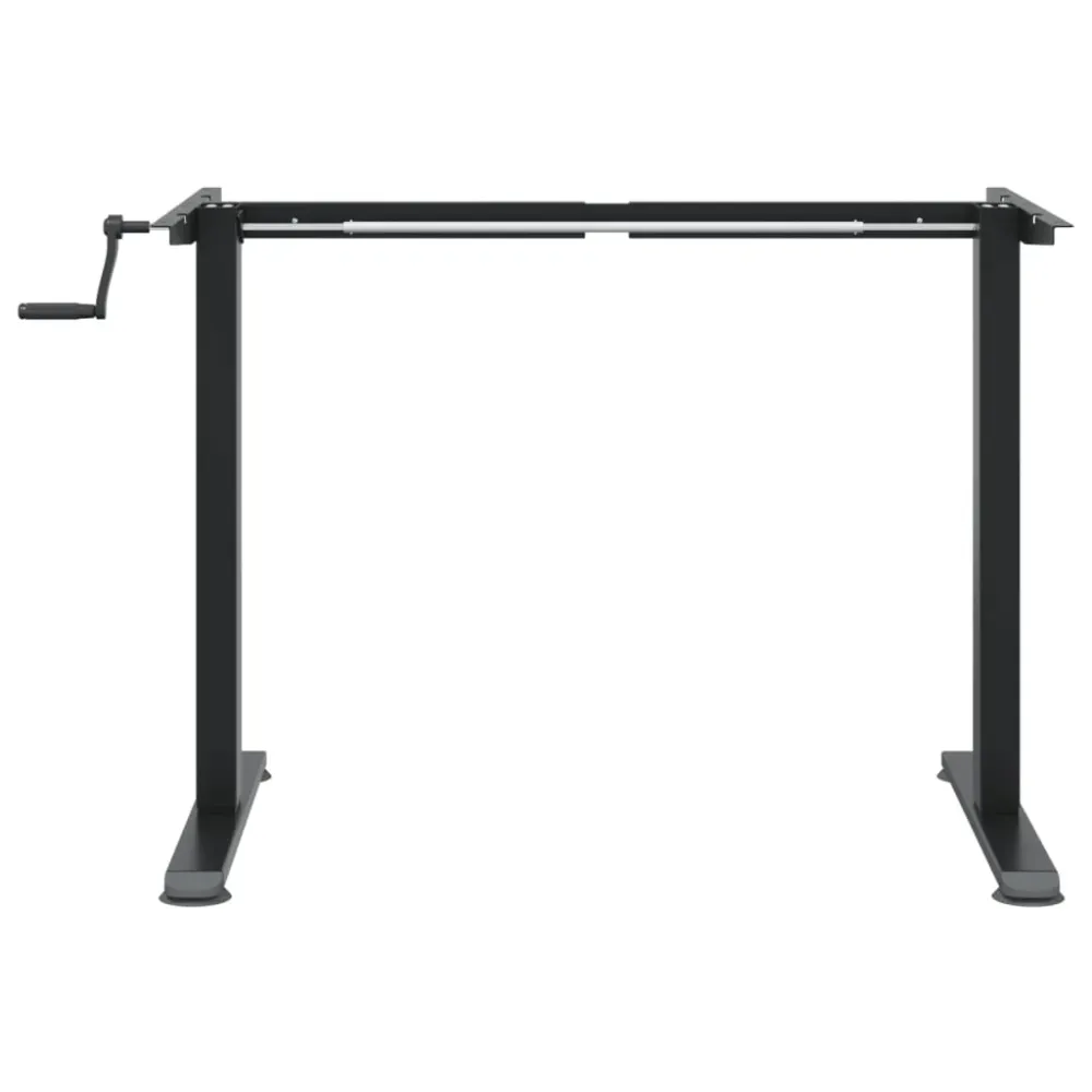 vidaXL Cadre de bureau debout noir (94-135)x60x(70-114) cm acier