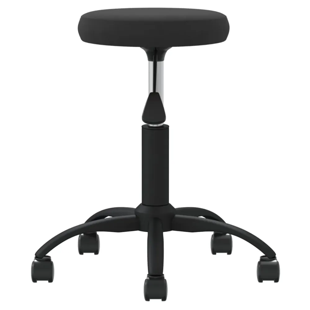 vidaXL Chaise pivotante de bureau Noir Velours