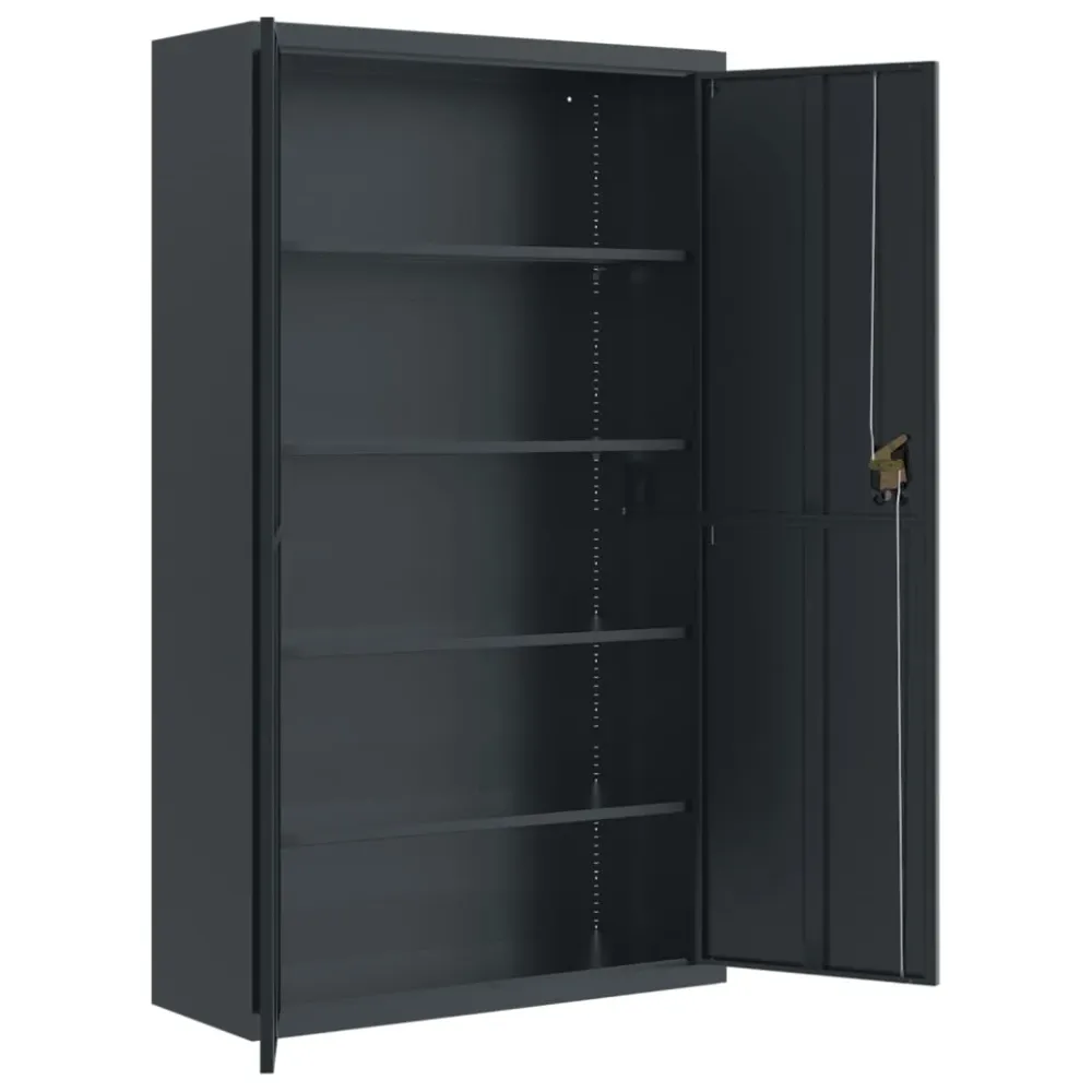 Classeur anthracite 105x40x180 cm acier vidaXL