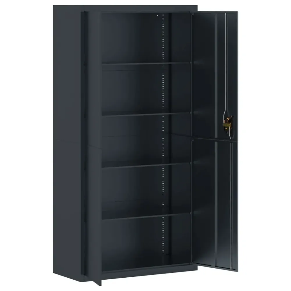 Classeur anthracite 90x40x180 cm Acier vidaXL