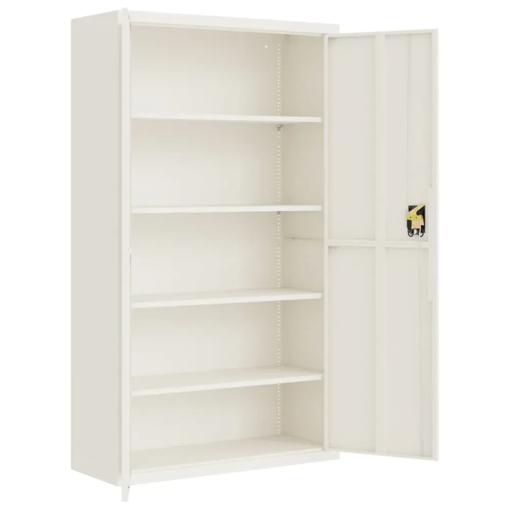 Classeur blanc 105x40x180 cm acier vidaXL