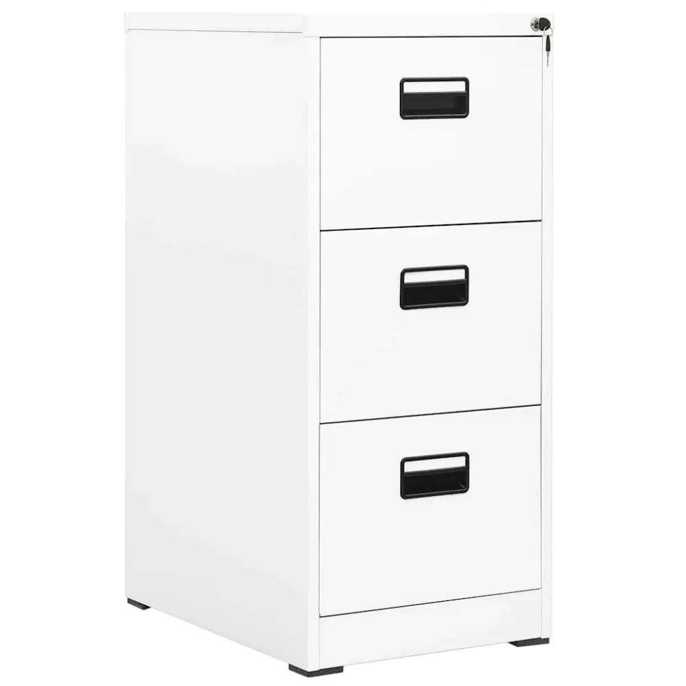 Classeur Blanc 46x62x102,5 cm Acier vidaXL