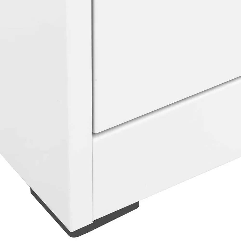 Classeur Blanc 46x62x102,5 cm Acier vidaXL