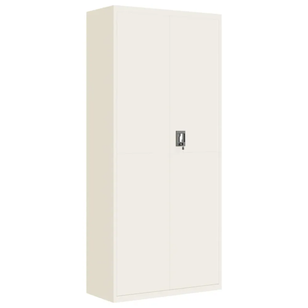 Classeur blanc 90x40x200 cm acier vidaXL