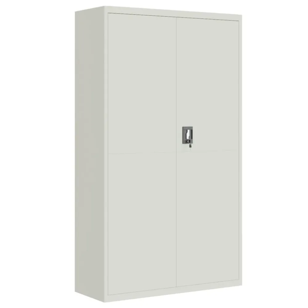 Classeur gris clair 105x40x180 cm acier vidaXL