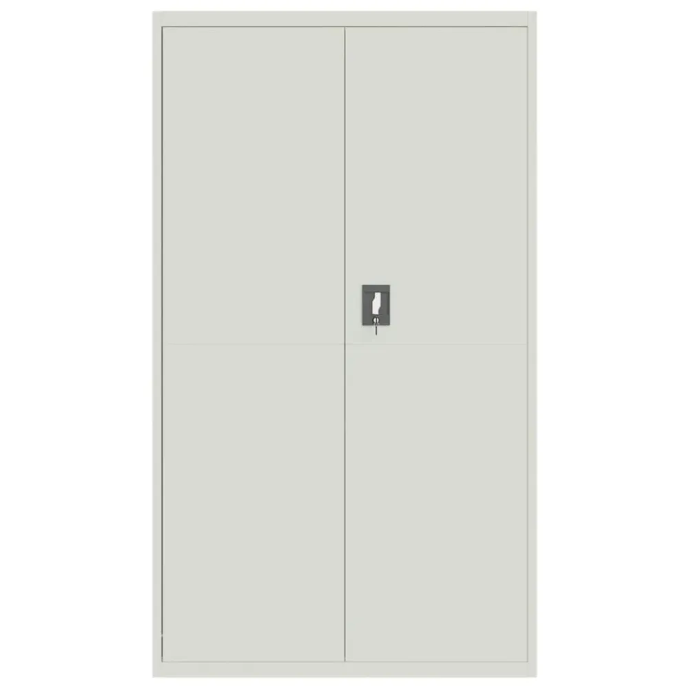 Classeur gris clair 105x40x180 cm acier vidaXL