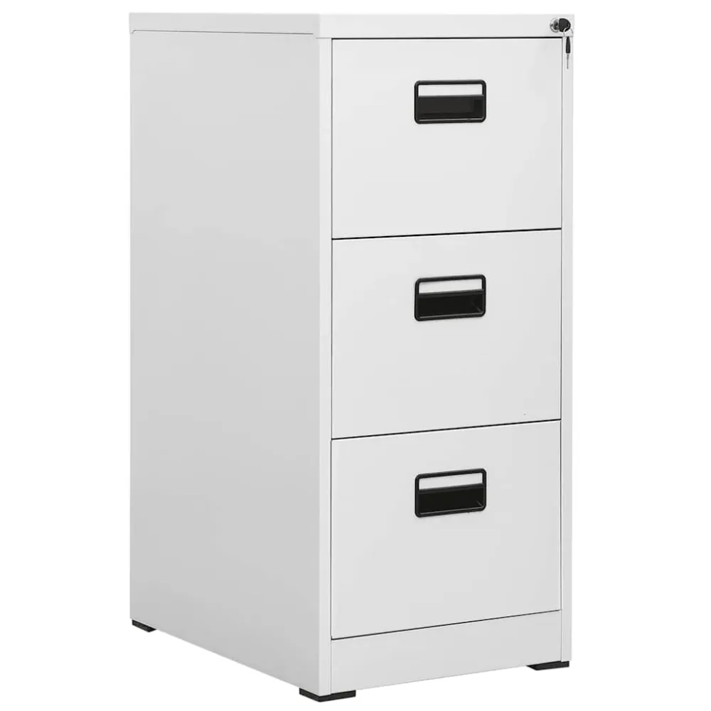 Classeur Gris clair 46x62x102,5 cm Acier vidaXL