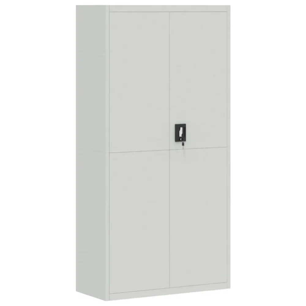 Classeur gris clair 90x40x180 cm acier vidaXL