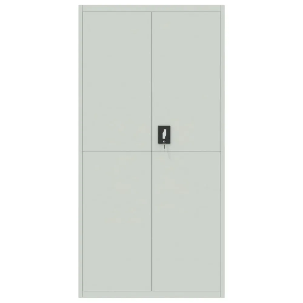 Classeur gris clair 90x40x180 cm acier vidaXL