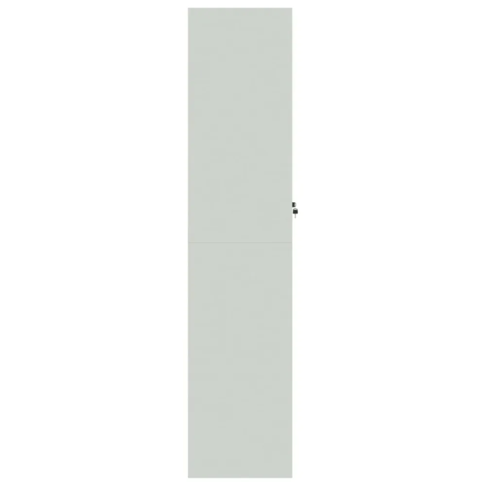 Classeur gris clair 90x40x180 cm acier vidaXL
