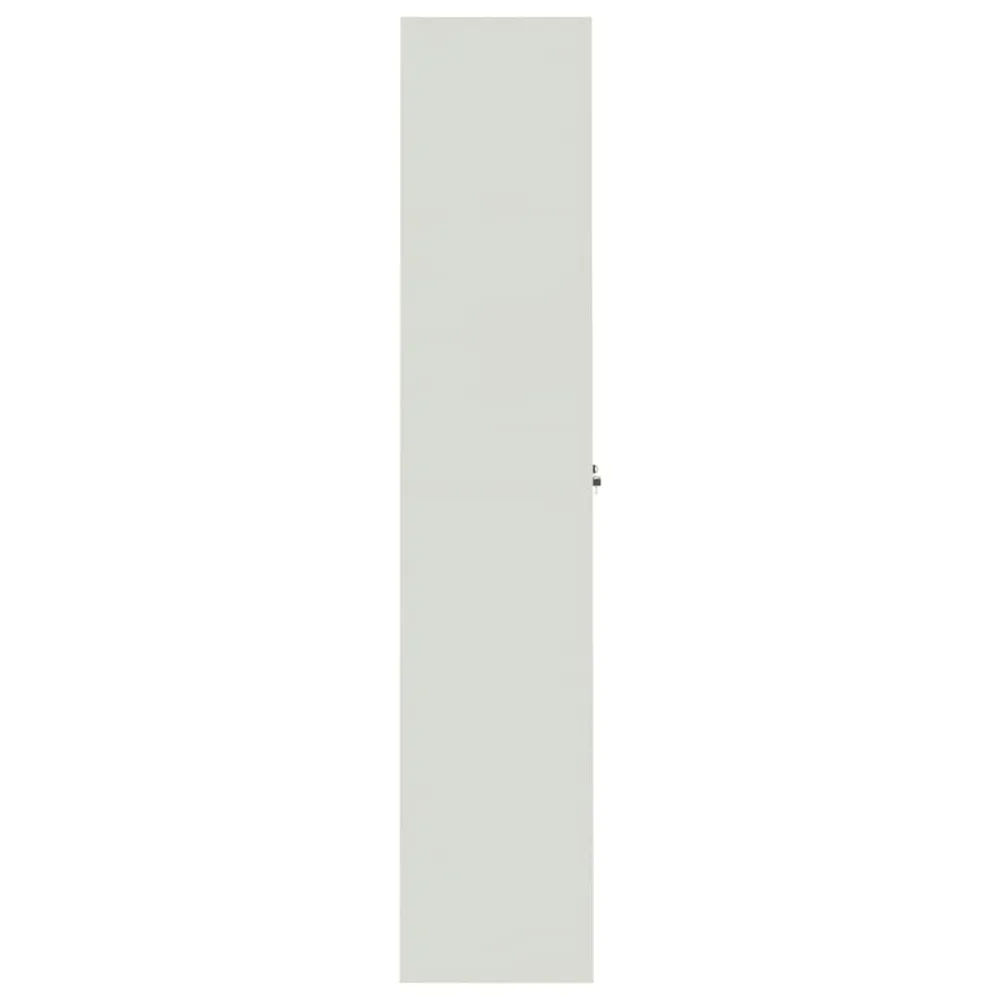 Classeur gris clair 90x40x200 cm acier vidaXL