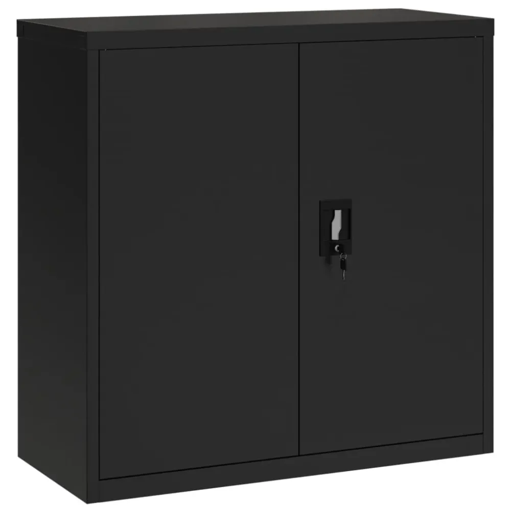 Classeur noir 90x40x90 cm acier vidaXL