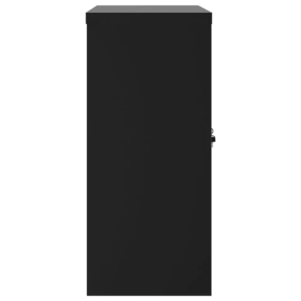 Classeur noir 90x40x90 cm acier vidaXL