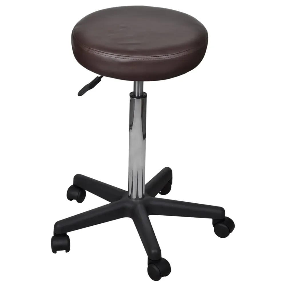 vidaXL Tabouret de bureau marron