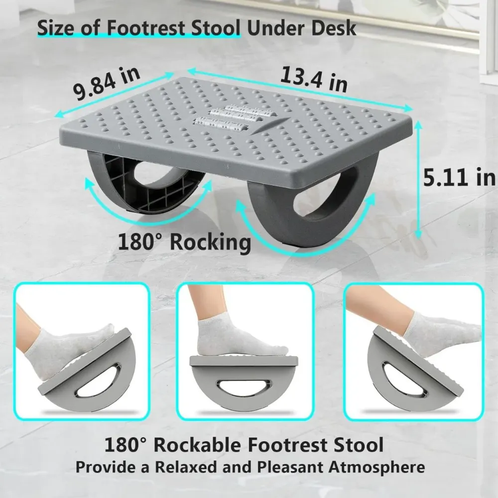 Repose-Pieds Ergonomique à Bascule – Pour un Confort Total, Même Assis ! yarabox
