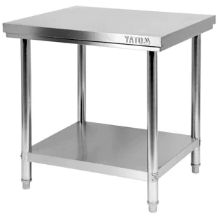 Mesa Inoxidable De Trabajo Central Con Repisa(1200 X 700 X H 850 Mm) YATO GASTRO