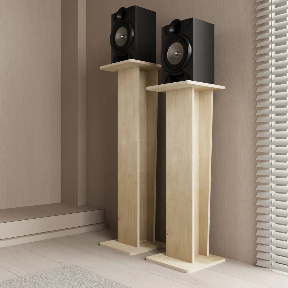 Zenith Speaker Stand Natural