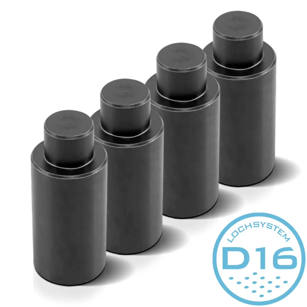 Boulons de serrure de boulon d'arrêt en acier 25 x 50 mm pour les tables de soudage avec système de trous D16 4