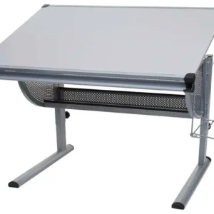 Bureau d'écolier Preston, gris avec 12 couleurs