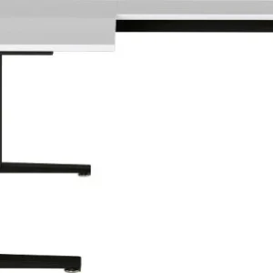 Bureau d'angle GERMANIA 8513 gris évident/noir 8513-581 acquérir à bas prix