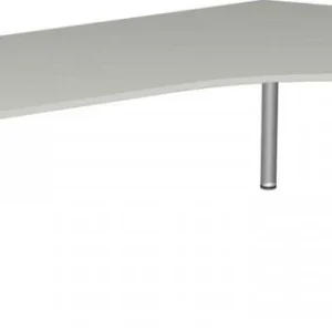 bureau geramöbel 135° droite hauteur fixe 2166x1130x720 gris évident/argent S-550316-LS acquérir à bas prix