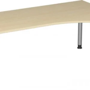 Bureau PC geramöbel droit réglable en hauteur 1800x1000x680-800 érable/argent S-555305-AS choisir à bas prix
